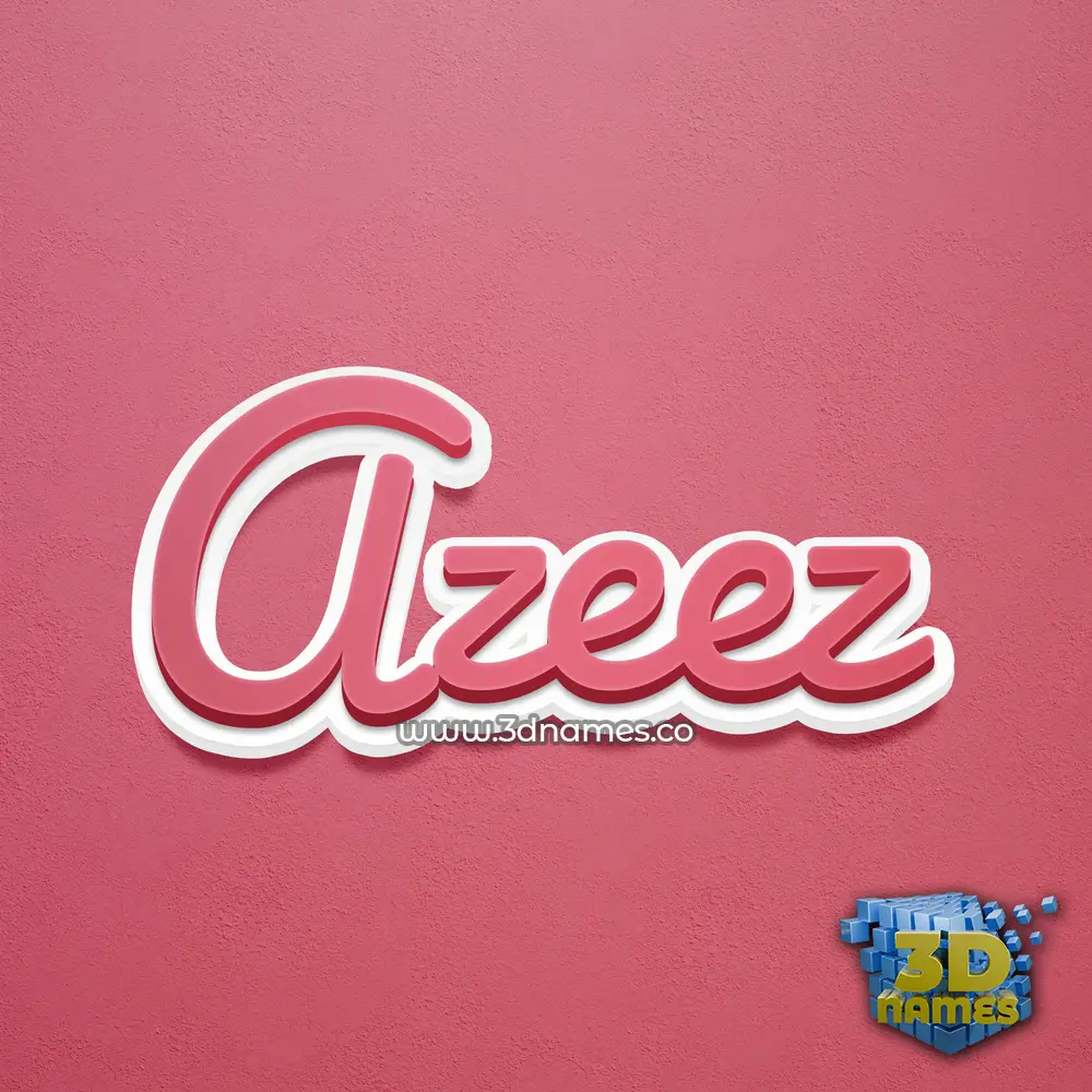 azeez in Red Scribble style - 3D name wallpaper azeez in Red Scribble style - 3D name wallpaper