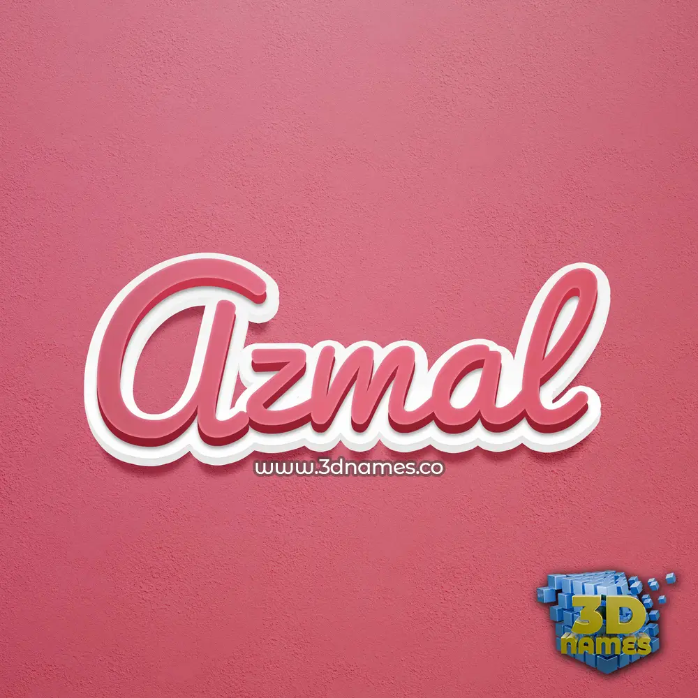 azmal in Red Scribble style - 3D name wallpaper azmal in Red Scribble style - 3D name wallpaper