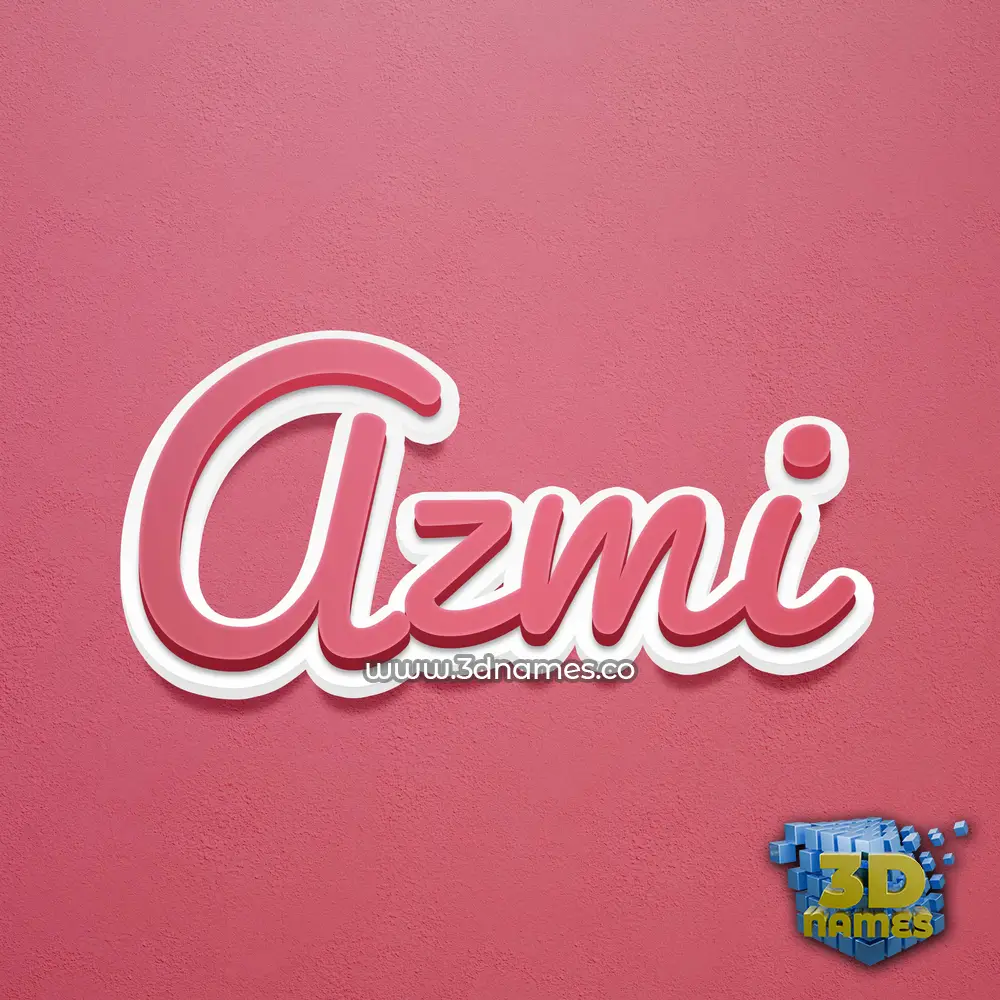 azmi in Red Scribble style - 3D name wallpaper azmi in Red Scribble style - 3D name wallpaper