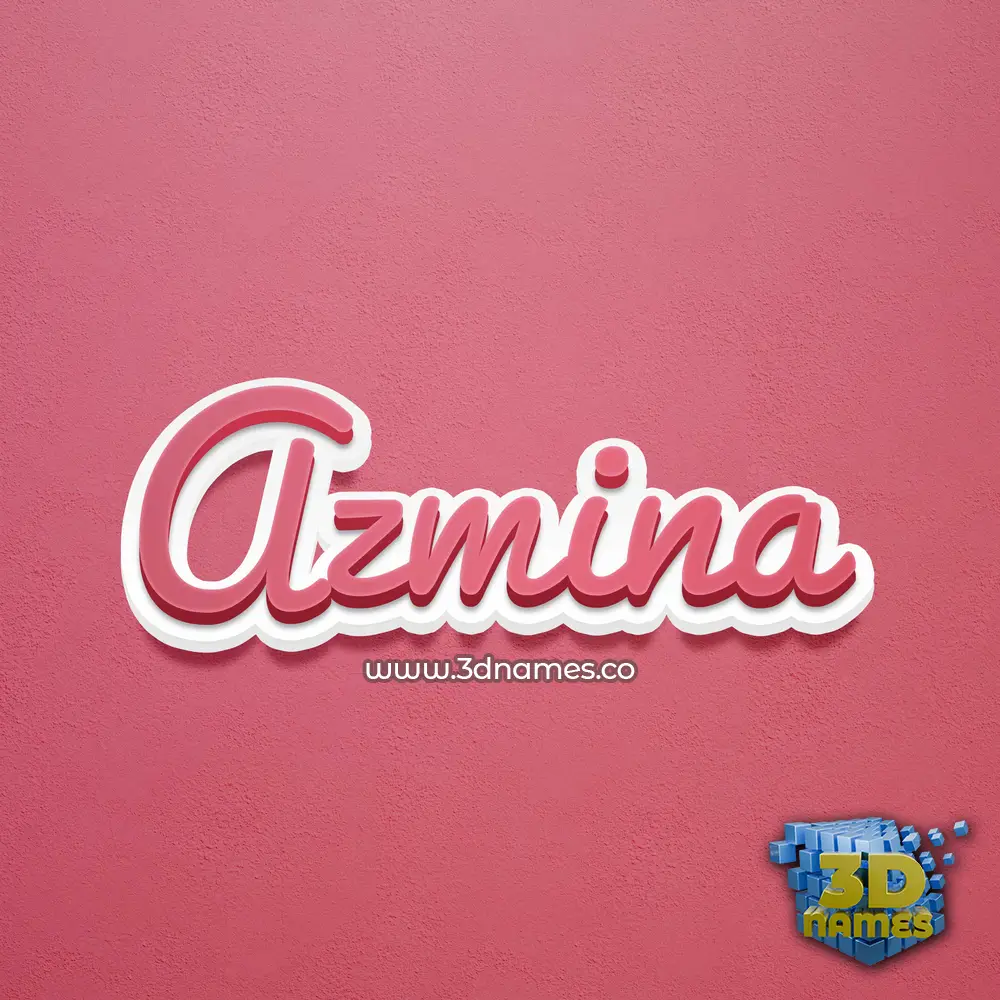 azmina in Red Scribble style - 3D name wallpaper azmina in Red Scribble style - 3D name wallpaper