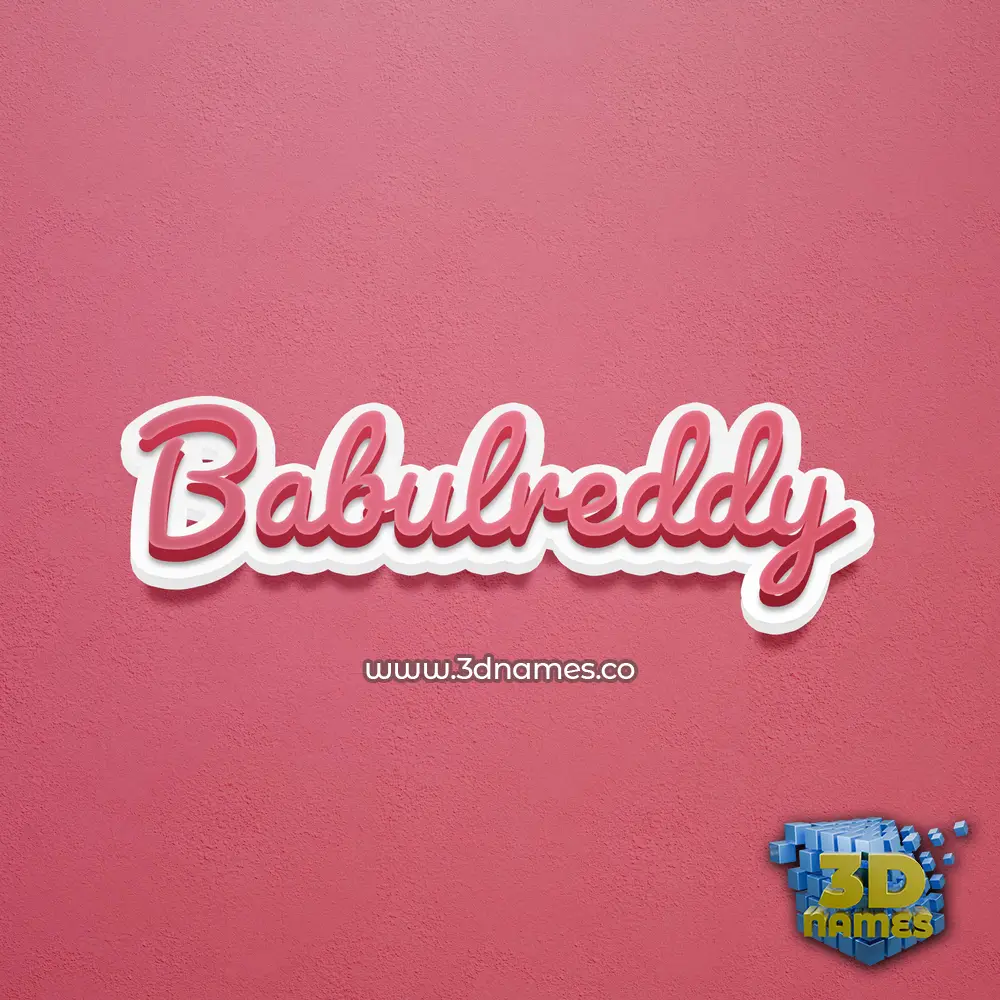 babulreddy in Red Scribble style - 3D name wallpaper babulreddy in Red Scribble style - 3D name wallpaper