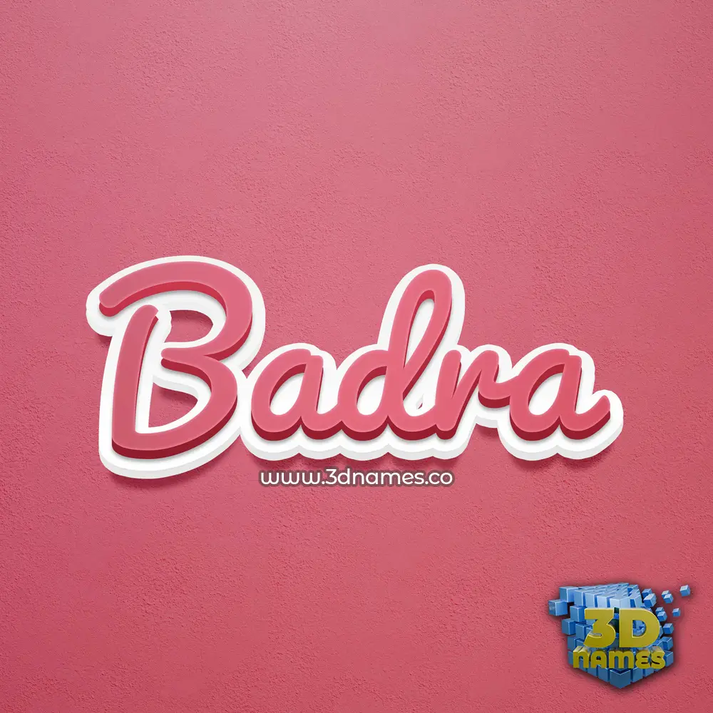 badra in Red Scribble style - 3D name wallpaper badra in Red Scribble style - 3D name wallpaper