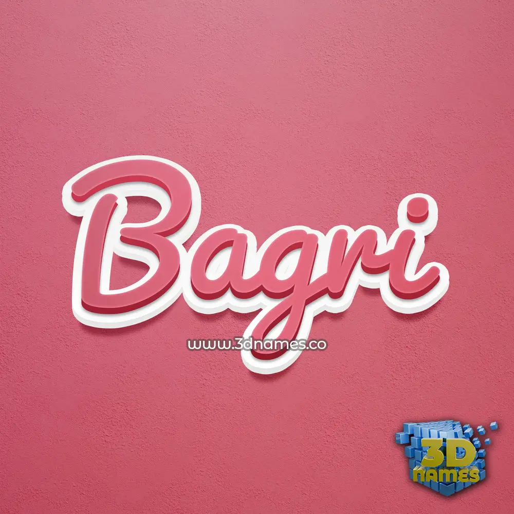 bagri in Red Scribble style - 3D name wallpaper bagri in Red Scribble style - 3D name wallpaper