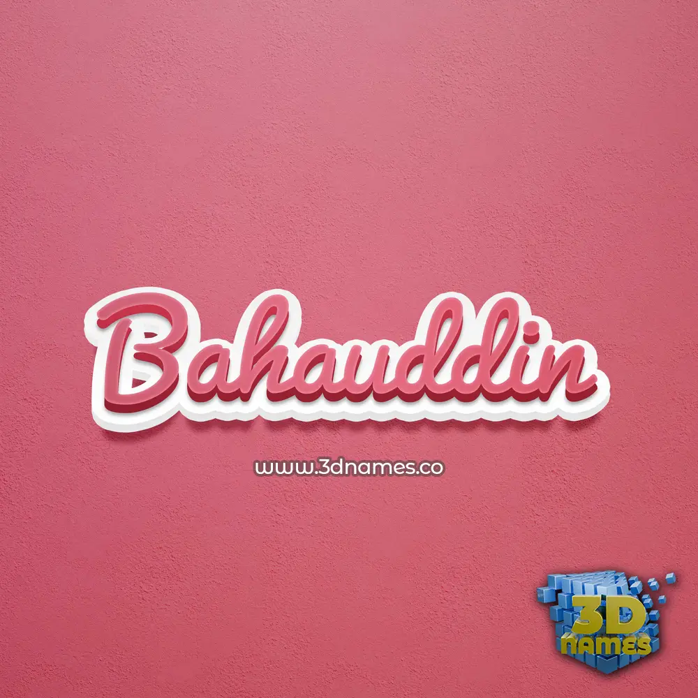 bahauddin in Red Scribble style - 3D name wallpaper bahauddin in Red Scribble style - 3D name wallpaper
