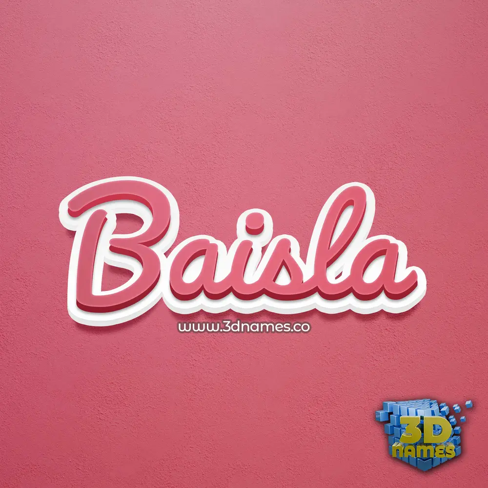 baisla in Red Scribble style - 3D name wallpaper baisla in Red Scribble style - 3D name wallpaper