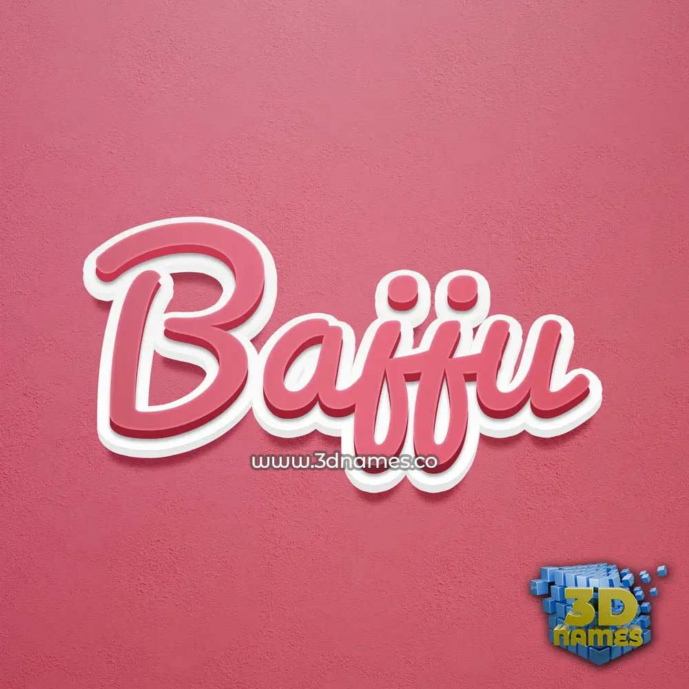 bajju in Red Scribble style - 3D name wallpaper bajju in Red Scribble style - 3D name wallpaper