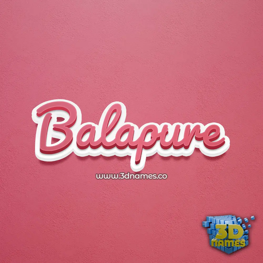 balapure in Red Scribble style - 3D name wallpaper balapure in Red Scribble style - 3D name wallpaper