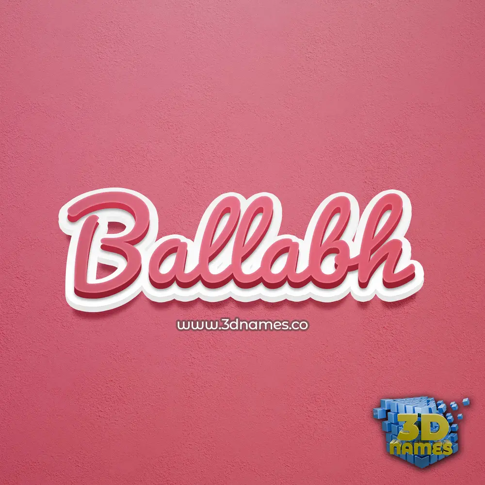ballabh in Red Scribble style - 3D name wallpaper ballabh in Red Scribble style - 3D name wallpaper