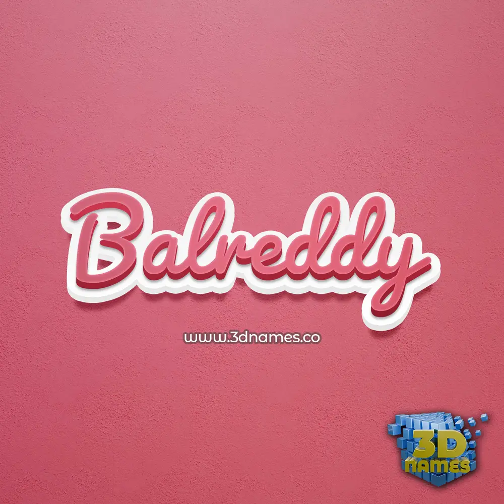 balreddy in Red Scribble style - 3D name wallpaper balreddy in Red Scribble style - 3D name wallpaper