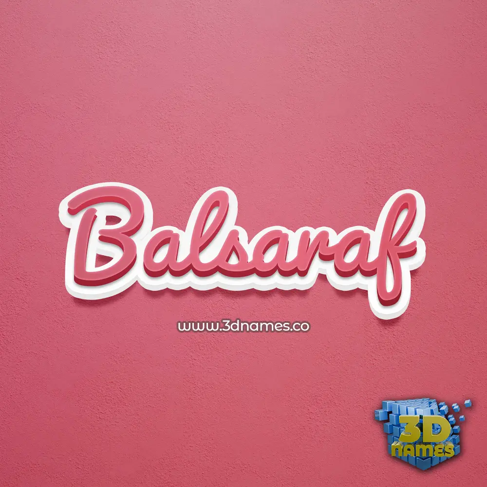 balsaraf in Red Scribble style - 3D name wallpaper balsaraf in Red Scribble style - 3D name wallpaper