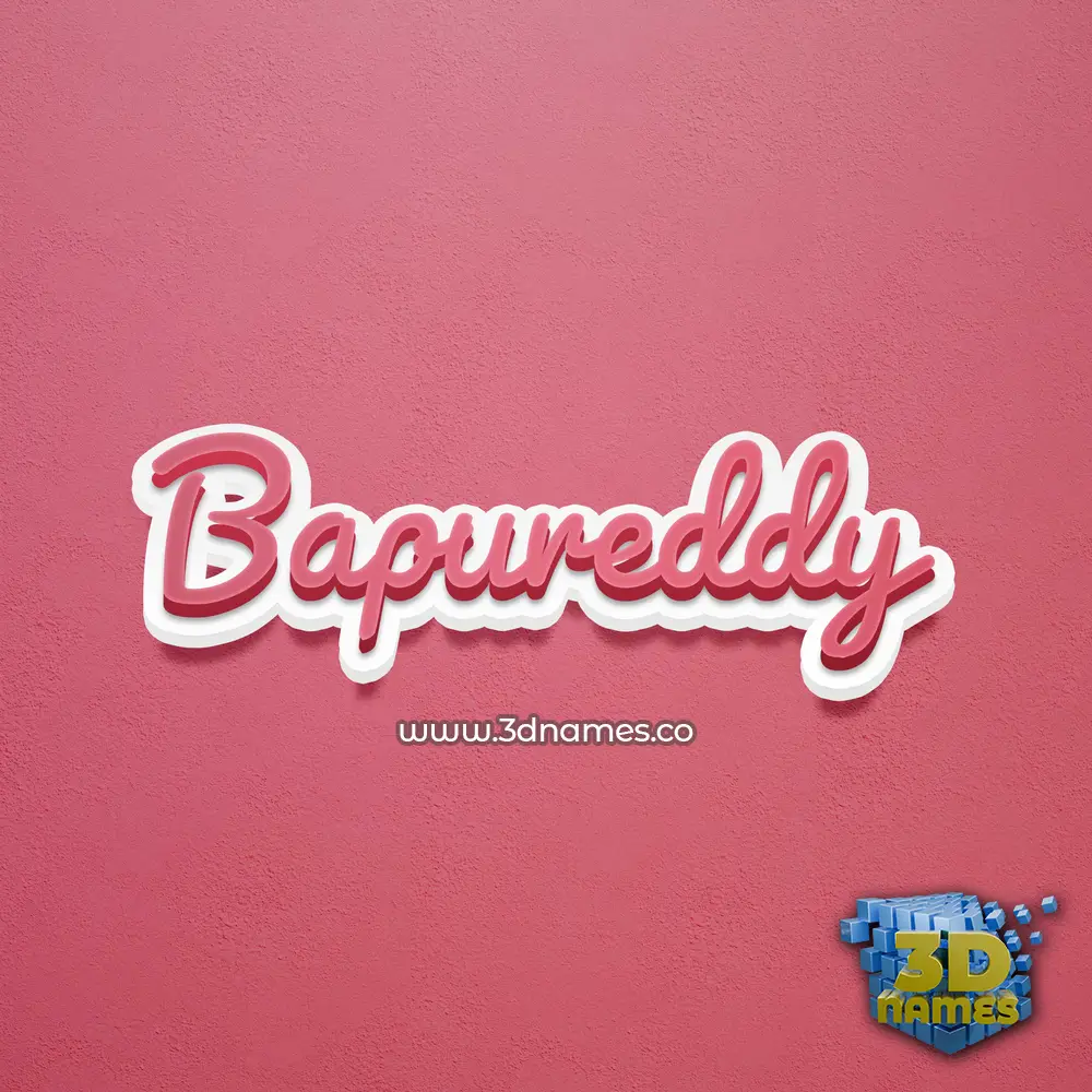 bapureddy in Red Scribble style - 3D name wallpaper bapureddy in Red Scribble style - 3D name wallpaper