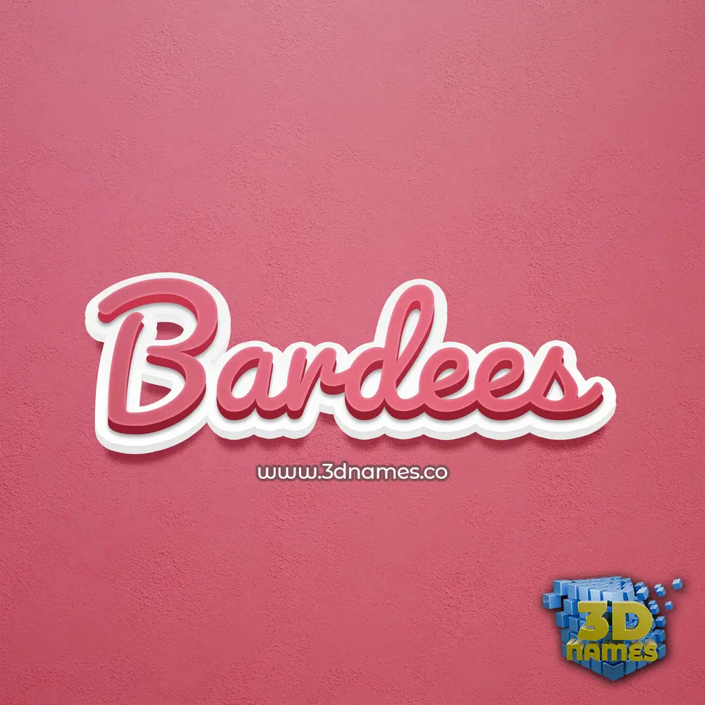 bardees in Red Scribble style - 3D name wallpaper bardees in Red Scribble style - 3D name wallpaper