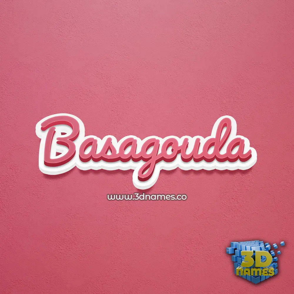 basagouda in Red Scribble style - 3D name wallpaper basagouda in Red Scribble style - 3D name wallpaper