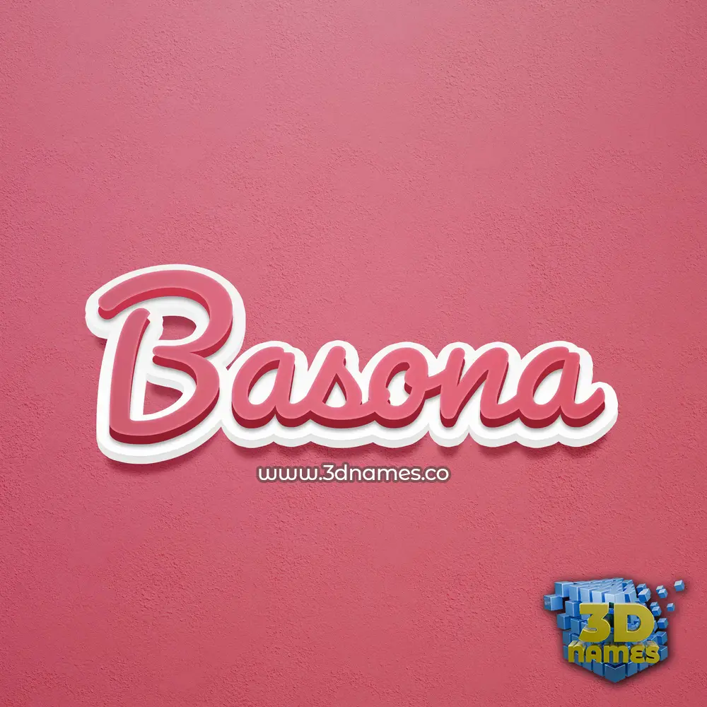 basona in Red Scribble style - 3D name wallpaper basona in Red Scribble style - 3D name wallpaper