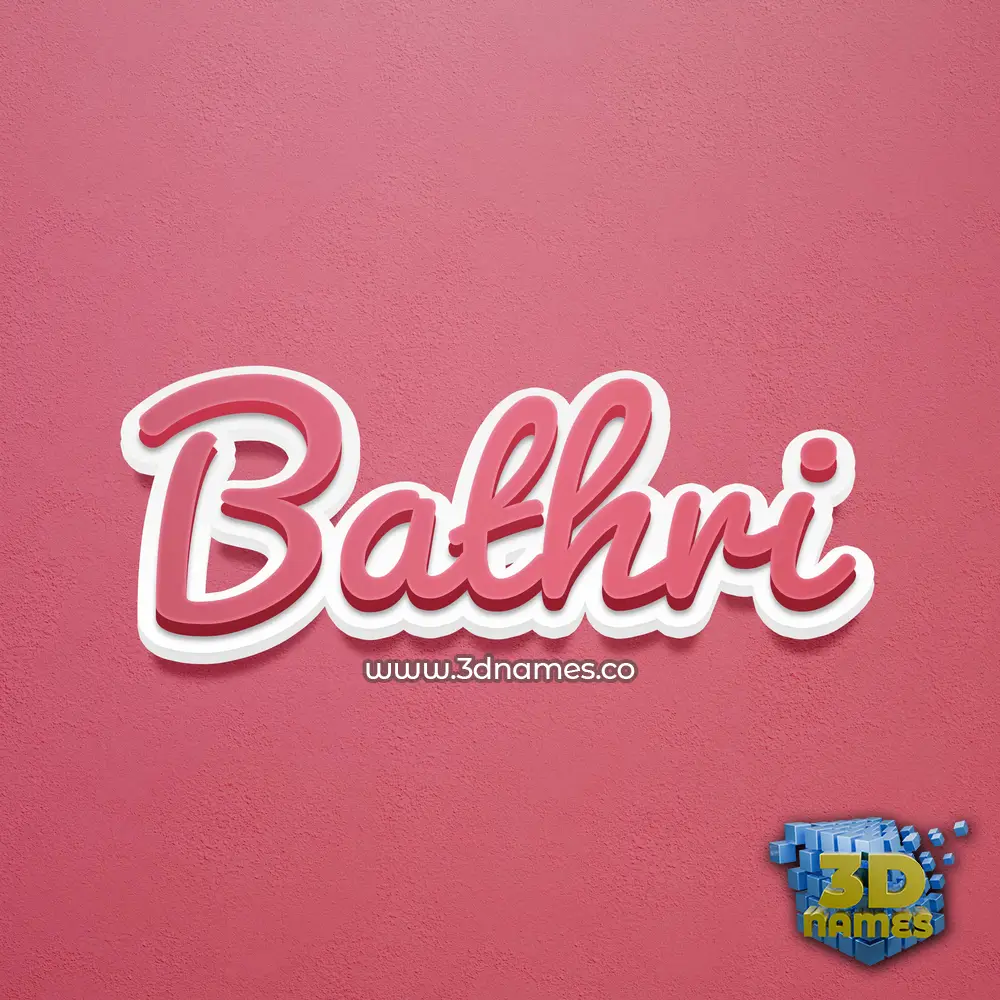 bathri in Red Scribble style - 3D name wallpaper bathri in Red Scribble style - 3D name wallpaper