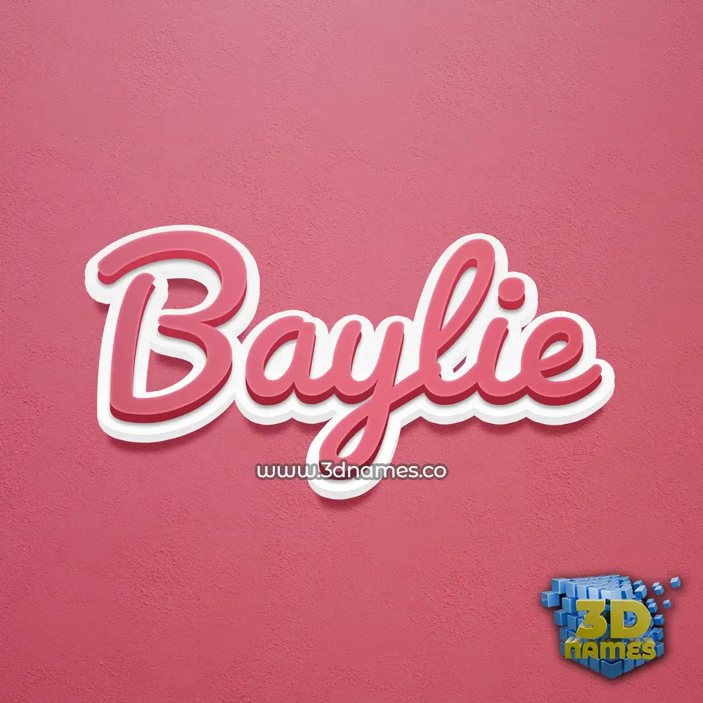baylie in Red Scribble style - 3D name wallpaper baylie in Red Scribble style - 3D name wallpaper
