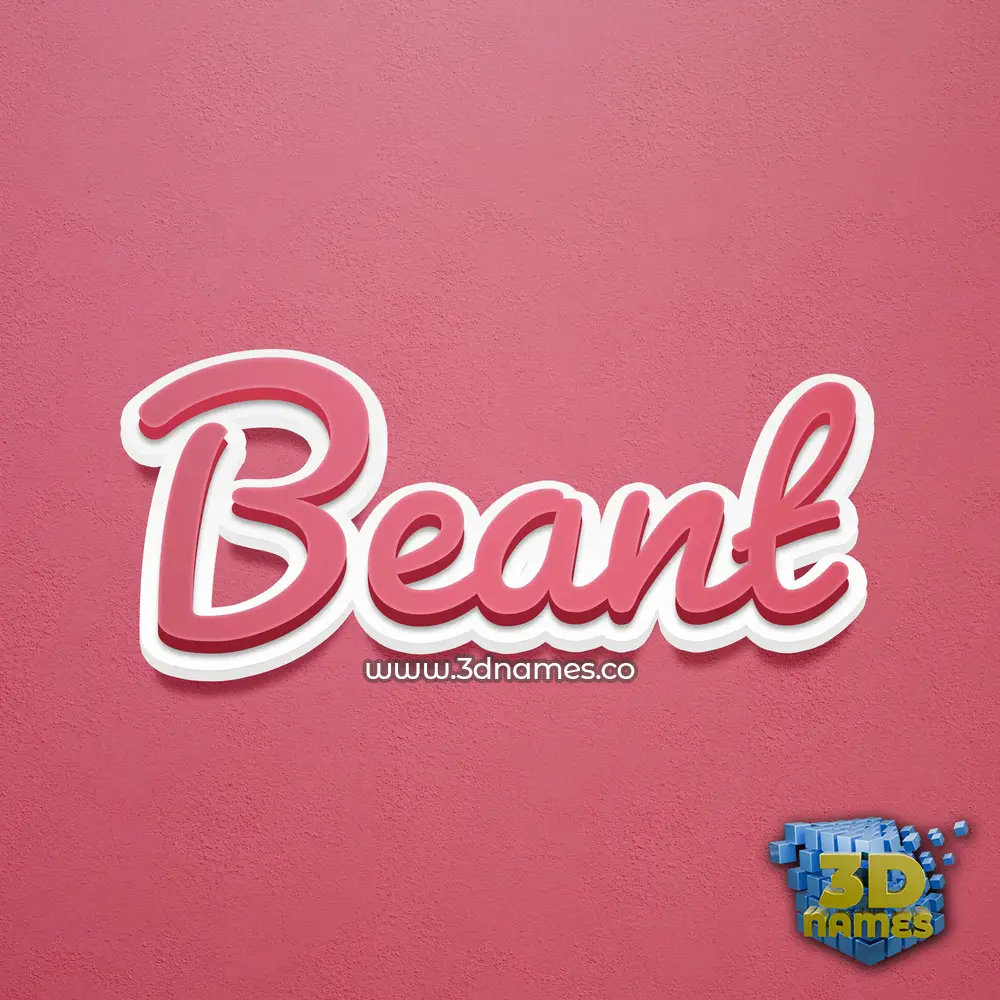 beant in Red Scribble style - 3D name wallpaper beant in Red Scribble style - 3D name wallpaper