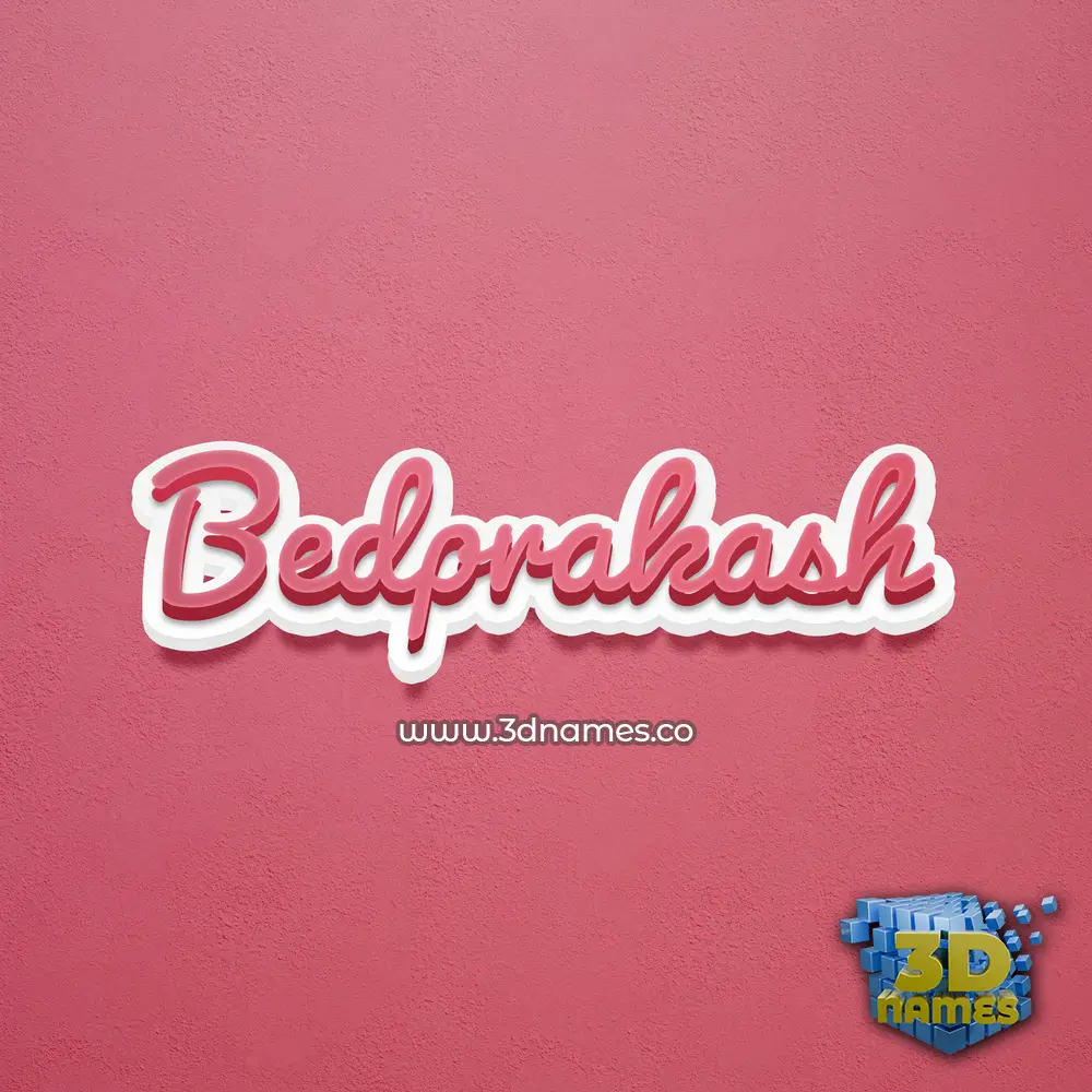 bedprakash in Red Scribble style - 3D name wallpaper bedprakash in Red Scribble style - 3D name wallpaper