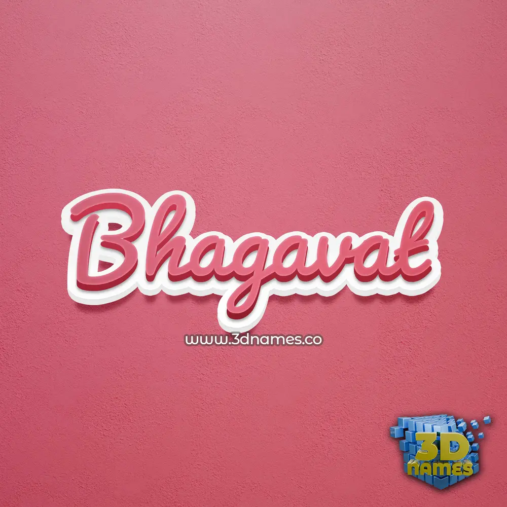 bhagavat in Red Scribble style - 3D name wallpaper bhagavat in Red Scribble style - 3D name wallpaper