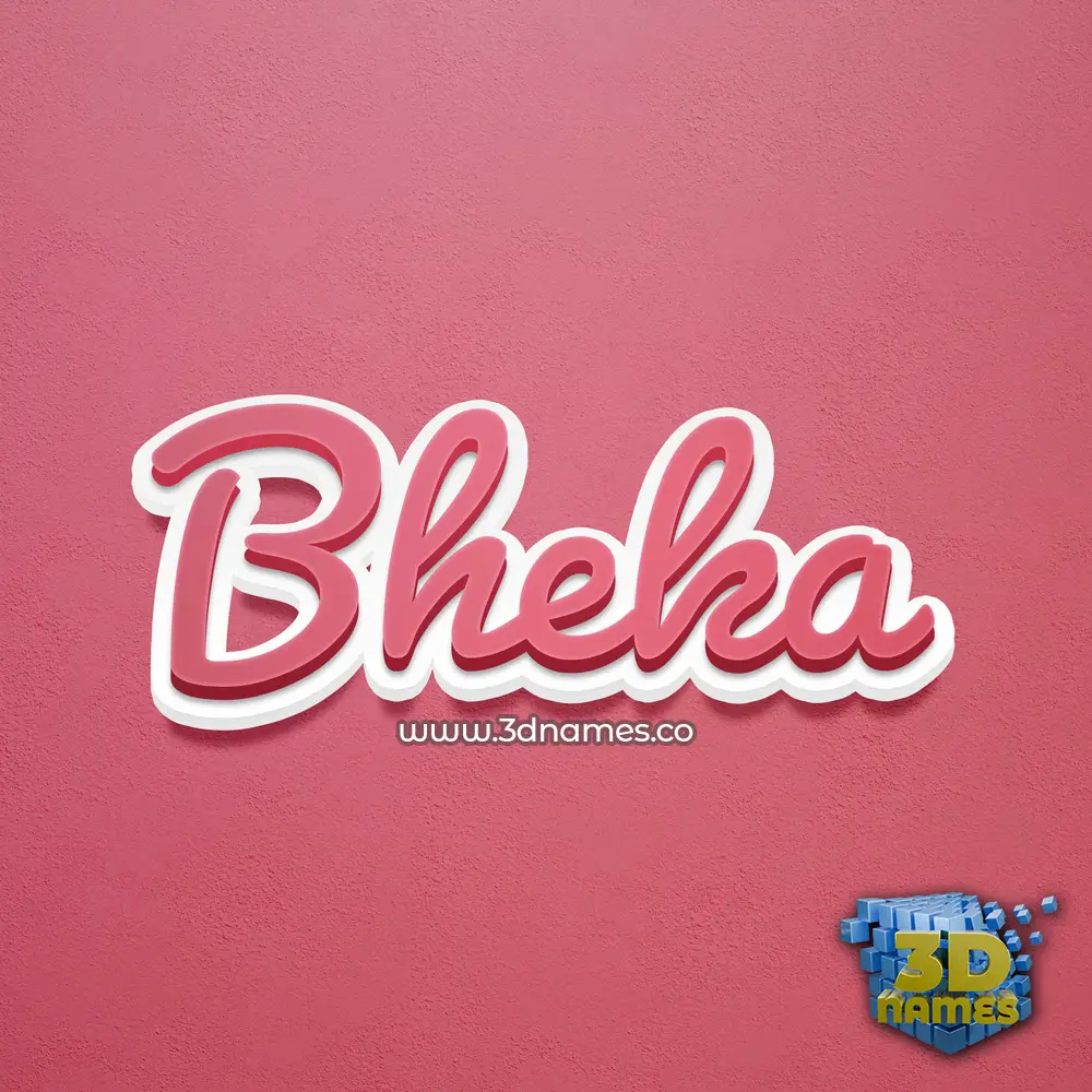 bheka in Red Scribble style - 3D name wallpaper bheka in Red Scribble style - 3D name wallpaper
