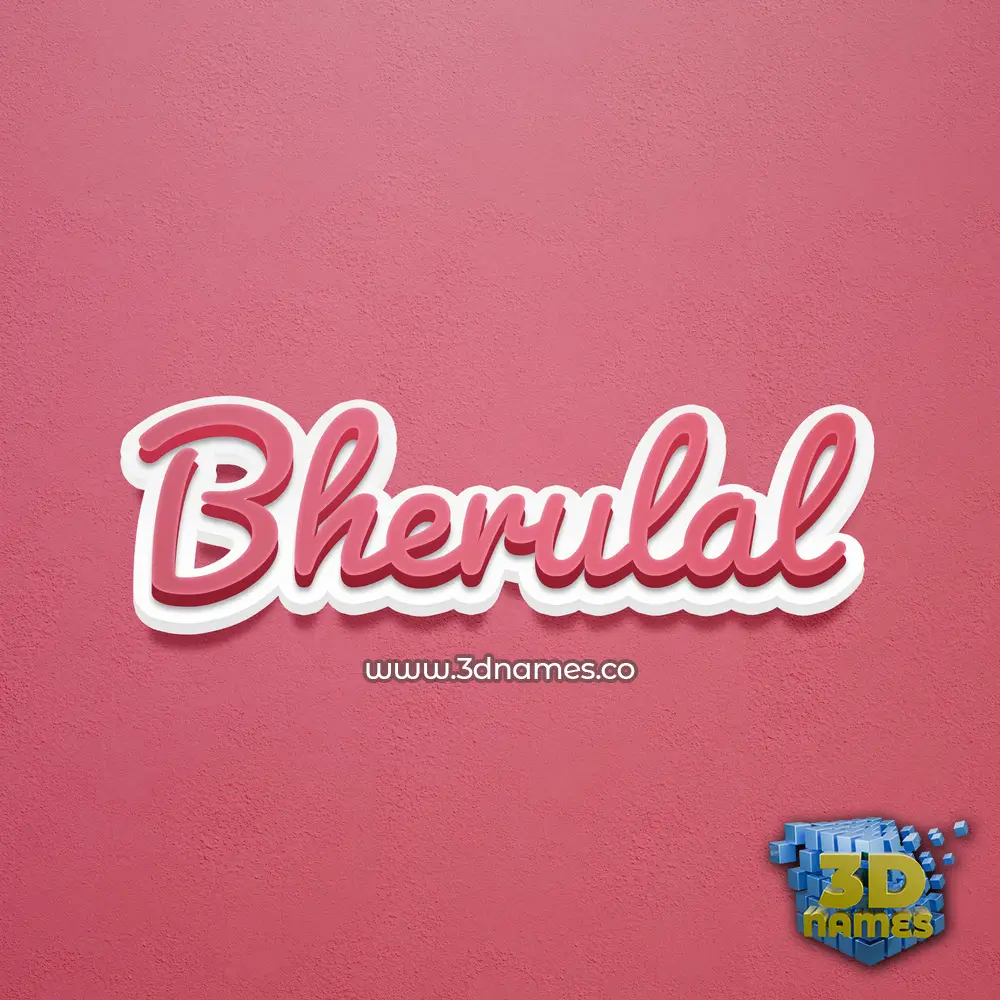 bherulal in Red Scribble style - 3D name wallpaper bherulal in Red Scribble style - 3D name wallpaper