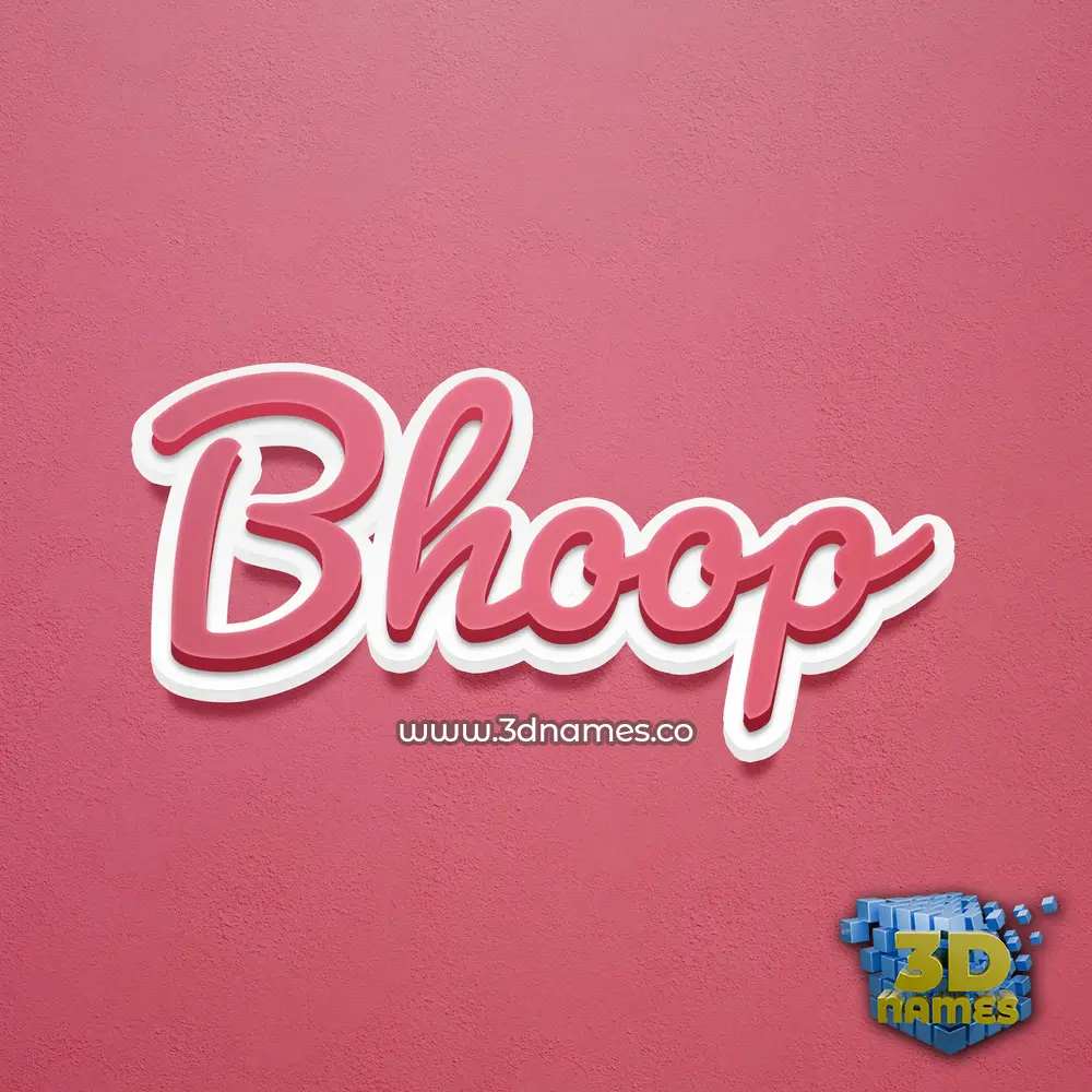 bhoop in Red Scribble style - 3D name wallpaper bhoop in Red Scribble style - 3D name wallpaper