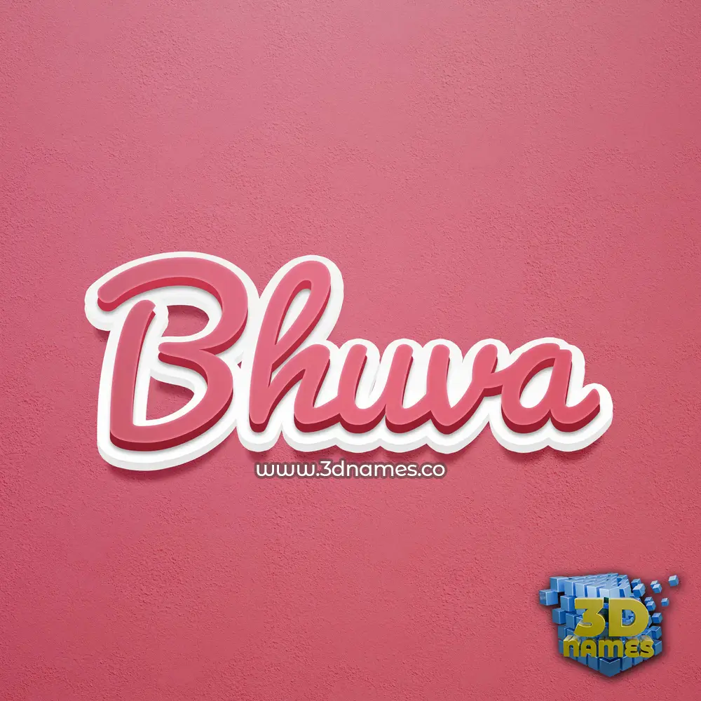 bhuva in Red Scribble style - 3D name wallpaper bhuva in Red Scribble style - 3D name wallpaper