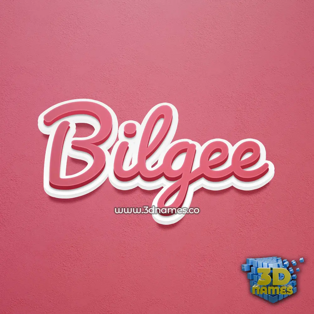 bilgee in Red Scribble style - 3D name wallpaper bilgee in Red Scribble style - 3D name wallpaper
