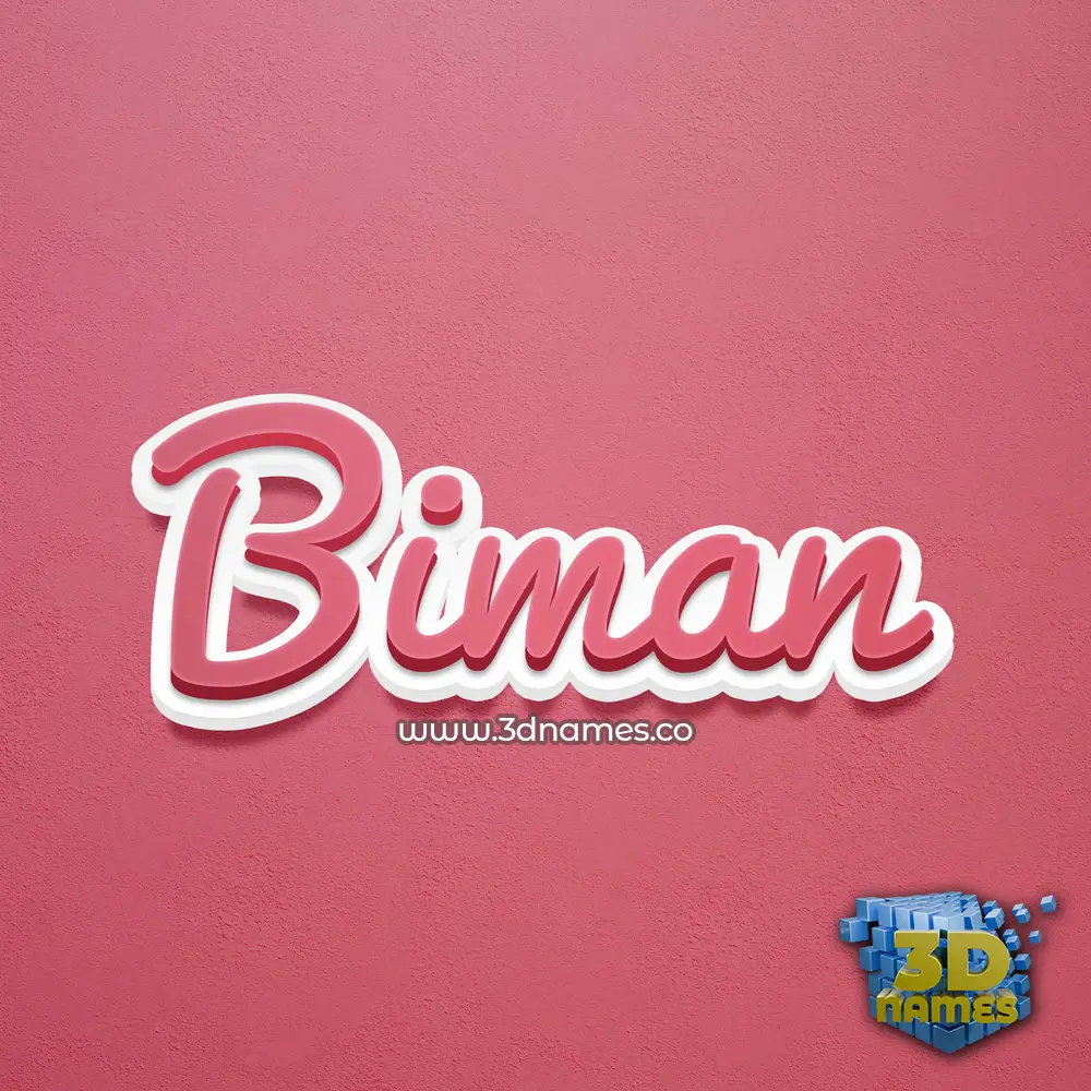 biman in Red Scribble style - 3D name wallpaper biman in Red Scribble style - 3D name wallpaper