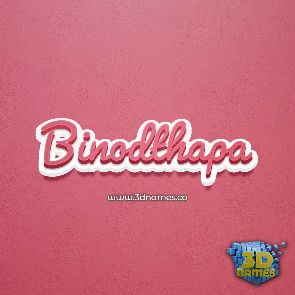 binodthapa in Red Scribble style - 3D name wallpaper binodthapa in Red Scribble style - 3D name wallpaper