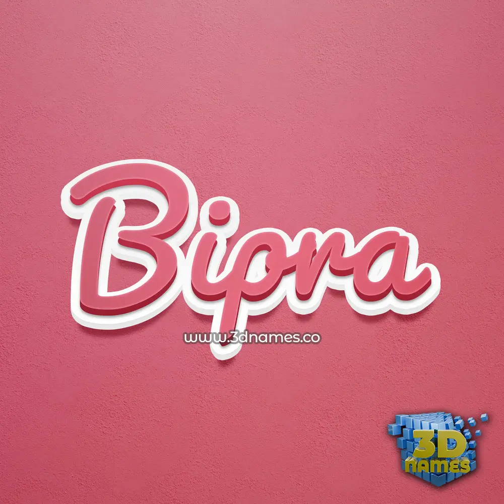 bipra in Red Scribble style - 3D name wallpaper bipra in Red Scribble style - 3D name wallpaper