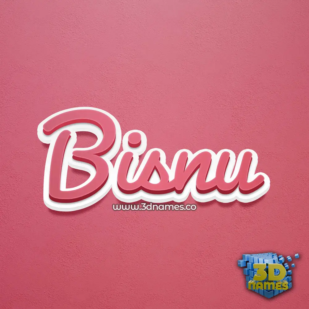 bisnu in Red Scribble style - 3D name wallpaper bisnu in Red Scribble style - 3D name wallpaper
