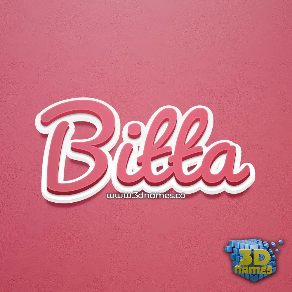 bitta in Red Scribble style - 3D name wallpaper bitta in Red Scribble style - 3D name wallpaper