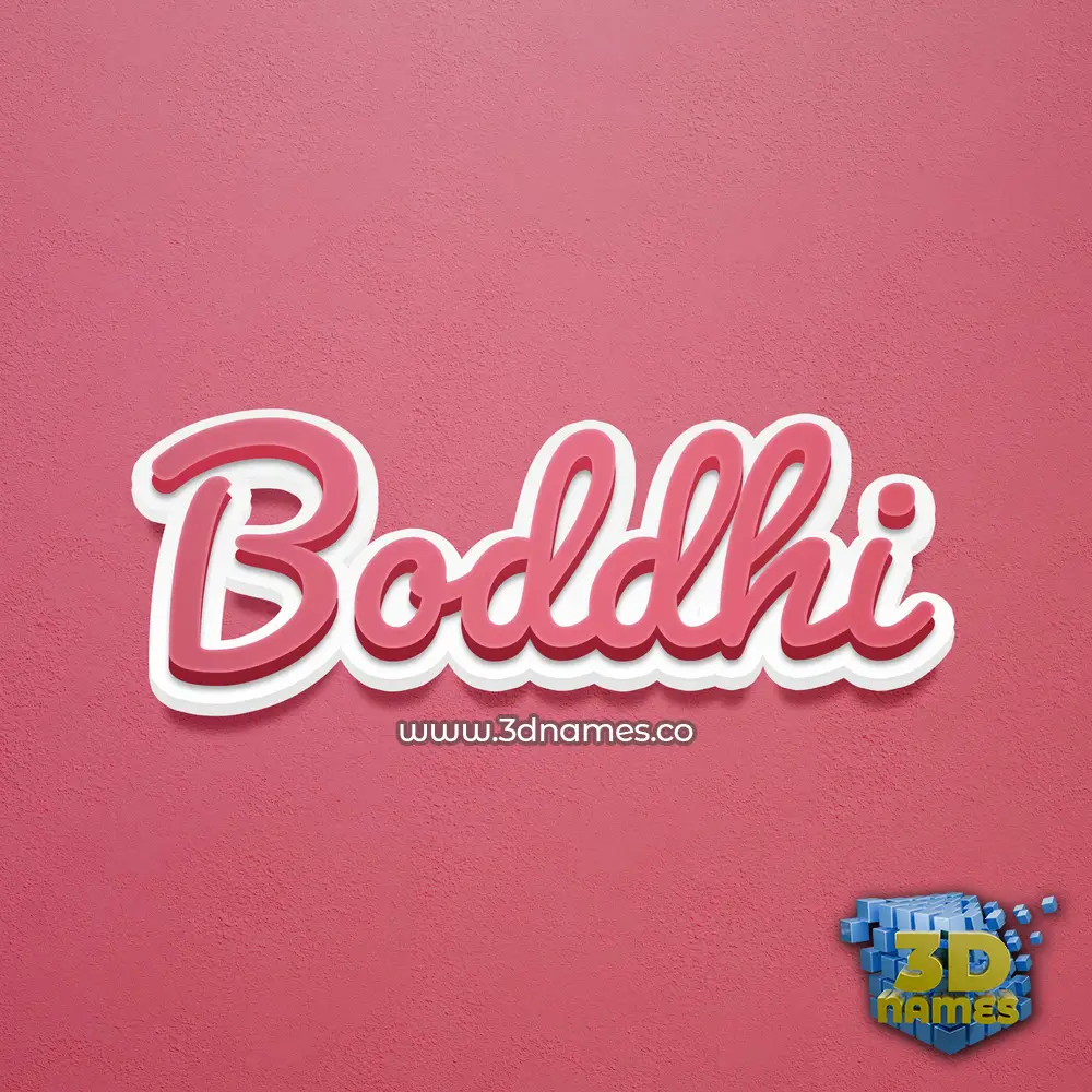 boddhi in Red Scribble style - 3D name wallpaper boddhi in Red Scribble style - 3D name wallpaper