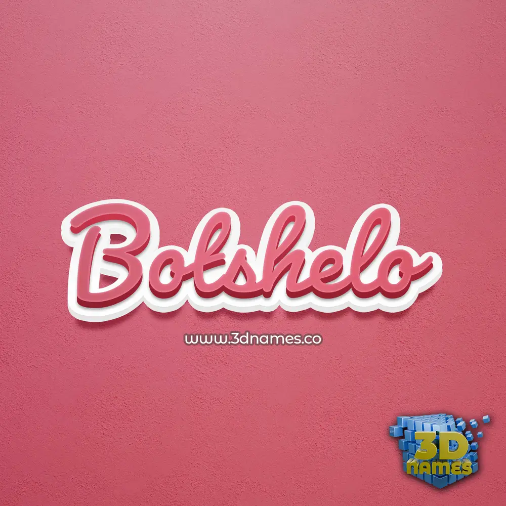 botshelo in Red Scribble style - 3D name wallpaper botshelo in Red Scribble style - 3D name wallpaper