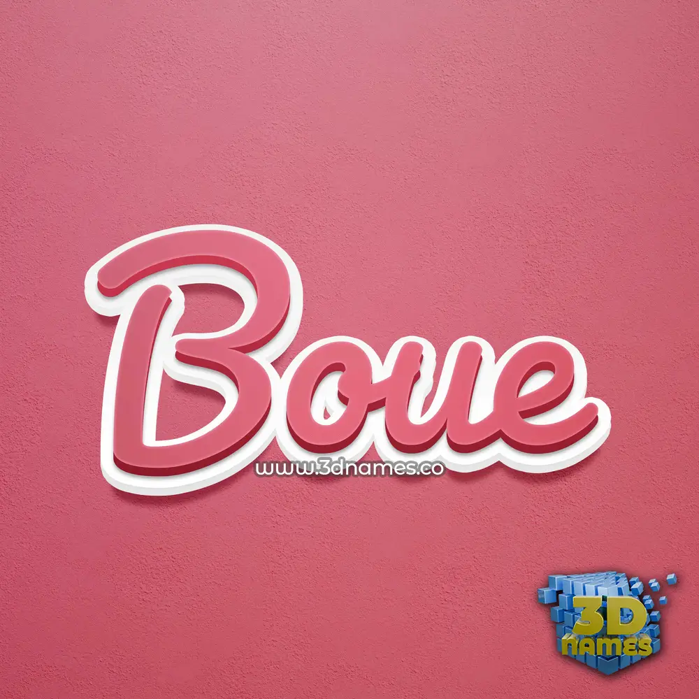 boue in Red Scribble style - 3D name wallpaper boue in Red Scribble style - 3D name wallpaper
