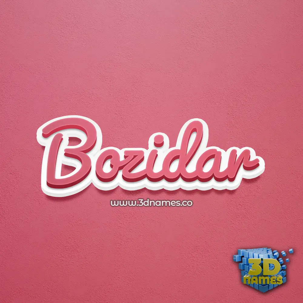 bozidar in Red Scribble style - 3D name wallpaper bozidar in Red Scribble style - 3D name wallpaper