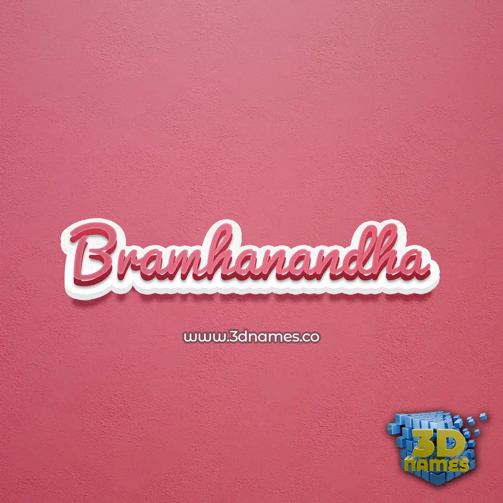 bramhanandha in Red Scribble style - 3D name wallpaper bramhanandha in Red Scribble style - 3D name wallpaper