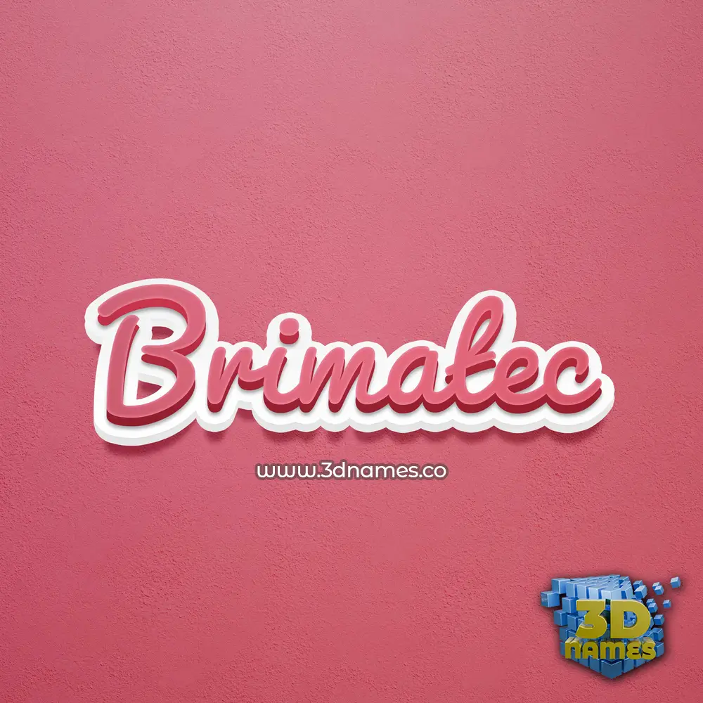 brimatec in Red Scribble style - 3D name wallpaper brimatec in Red Scribble style - 3D name wallpaper