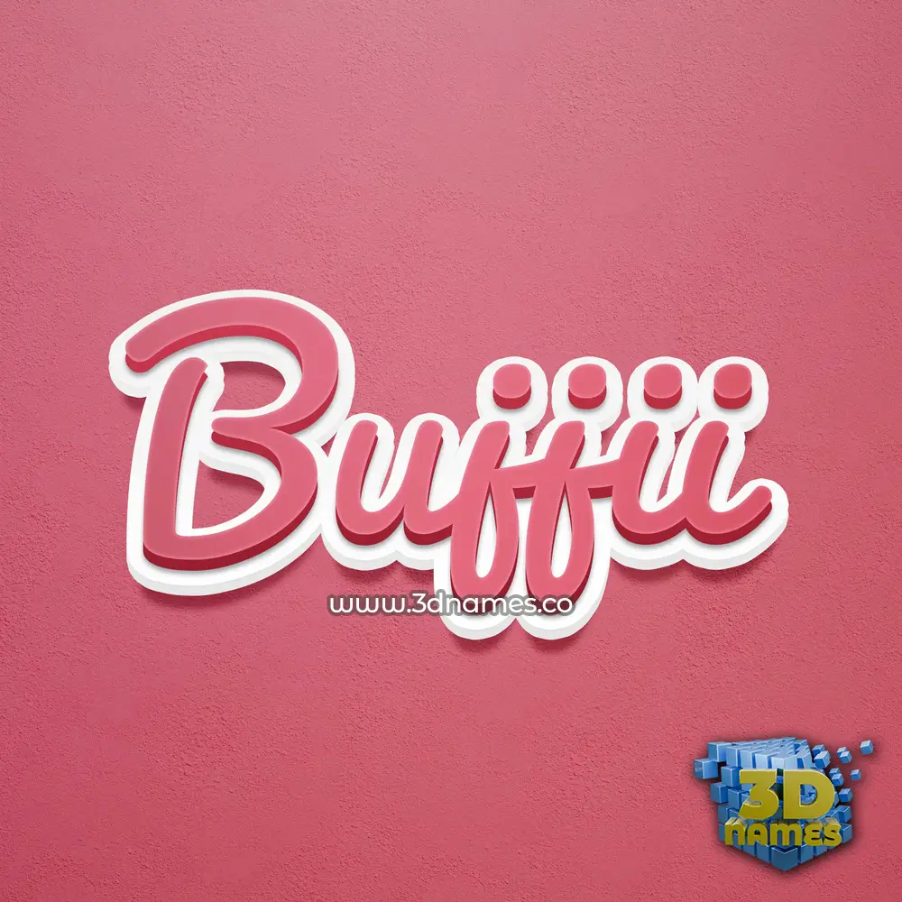 bujjii in Red Scribble style - 3D name wallpaper bujjii in Red Scribble style - 3D name wallpaper