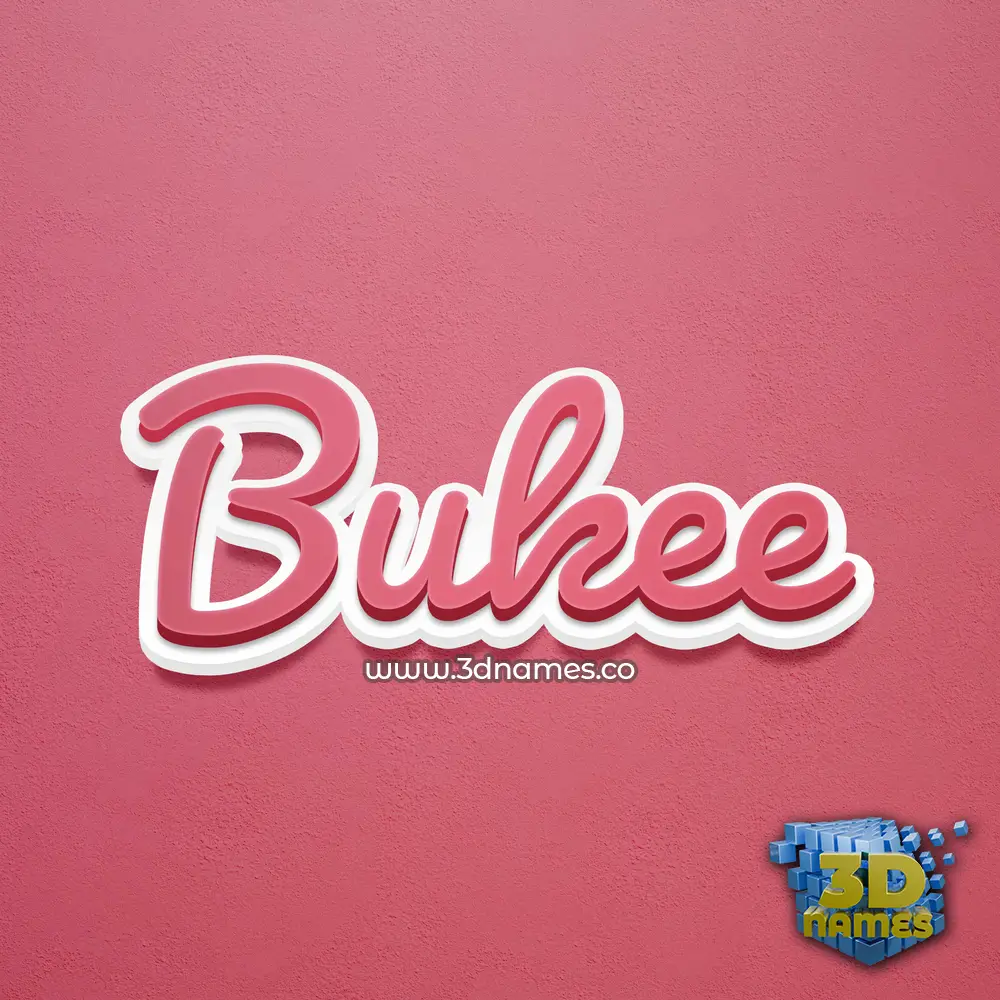 bukee in Red Scribble style - 3D name wallpaper bukee in Red Scribble style - 3D name wallpaper