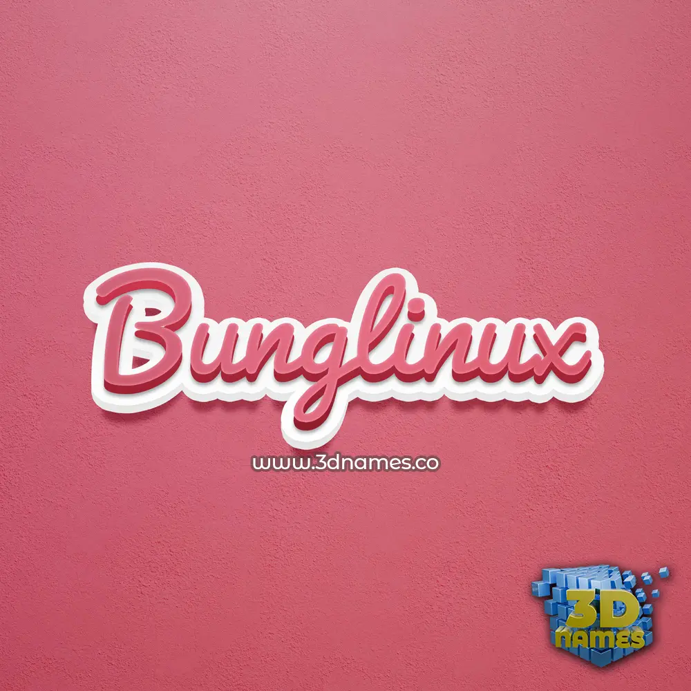 bunglinux in Red Scribble style - 3D name wallpaper bunglinux in Red Scribble style - 3D name wallpaper