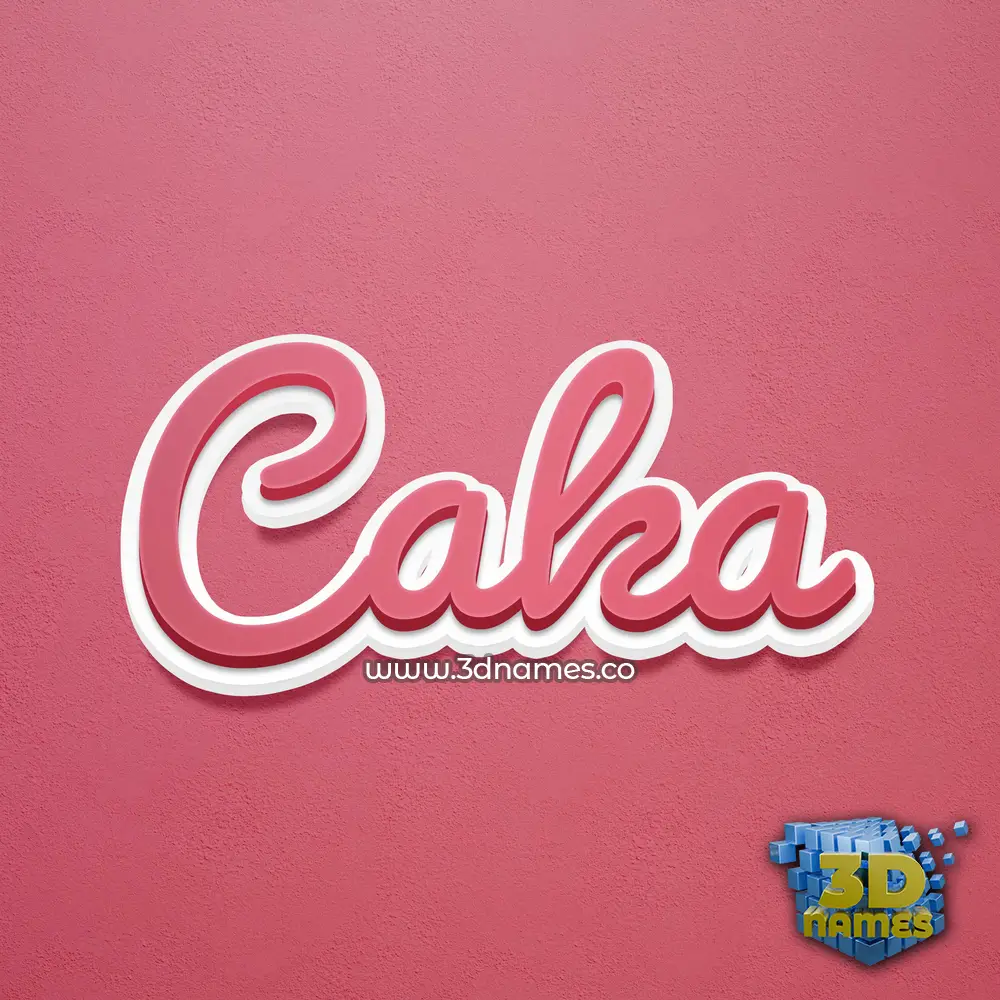 caka in Red Scribble style - 3D name wallpaper caka in Red Scribble style - 3D name wallpaper