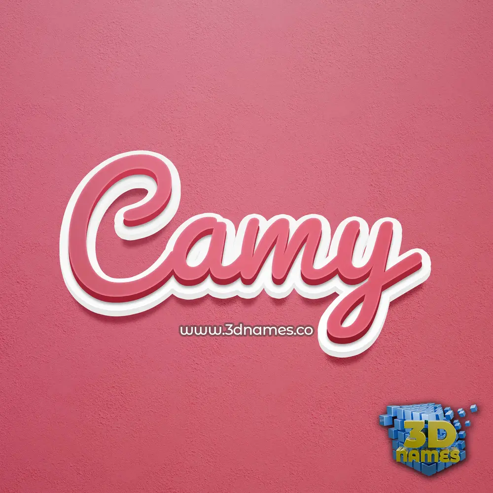 camy in Red Scribble style - 3D name wallpaper camy in Red Scribble style - 3D name wallpaper