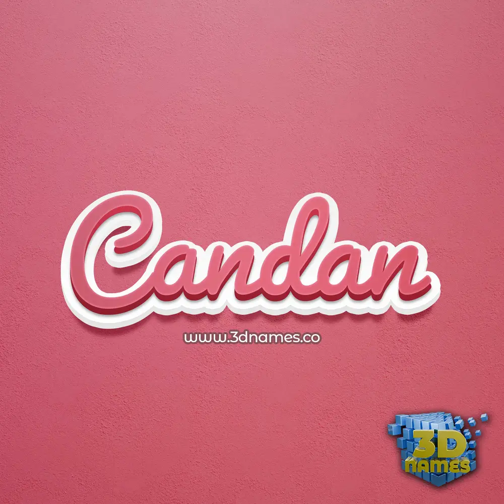 candan in Red Scribble style - 3D name wallpaper candan in Red Scribble style - 3D name wallpaper