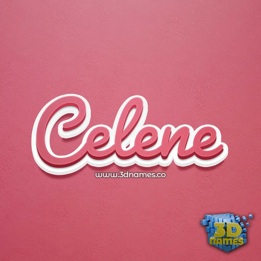 celene in Red Scribble style - 3D name wallpaper celene in Red Scribble style - 3D name wallpaper