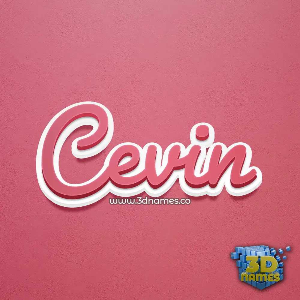 cevin in Red Scribble style - 3D name wallpaper cevin in Red Scribble style - 3D name wallpaper