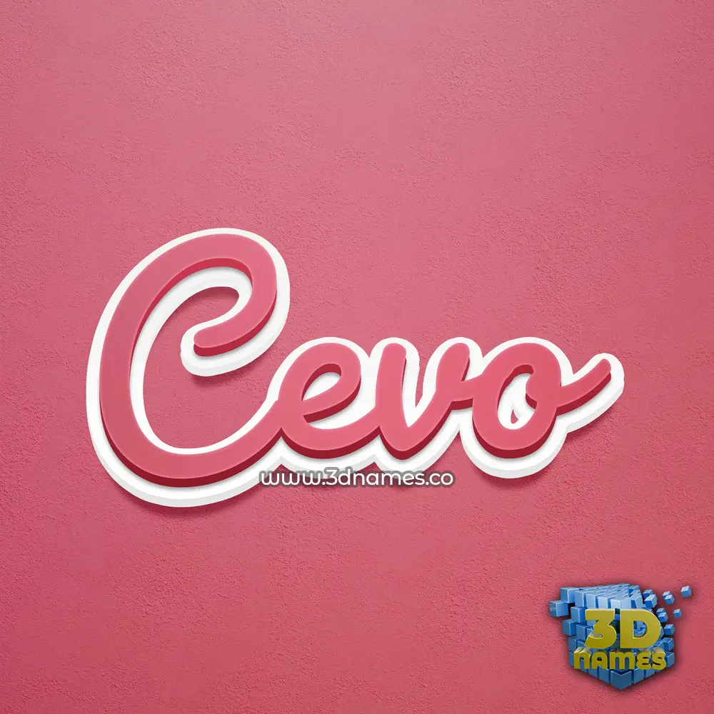 cevo in Red Scribble style - 3D name wallpaper cevo in Red Scribble style - 3D name wallpaper