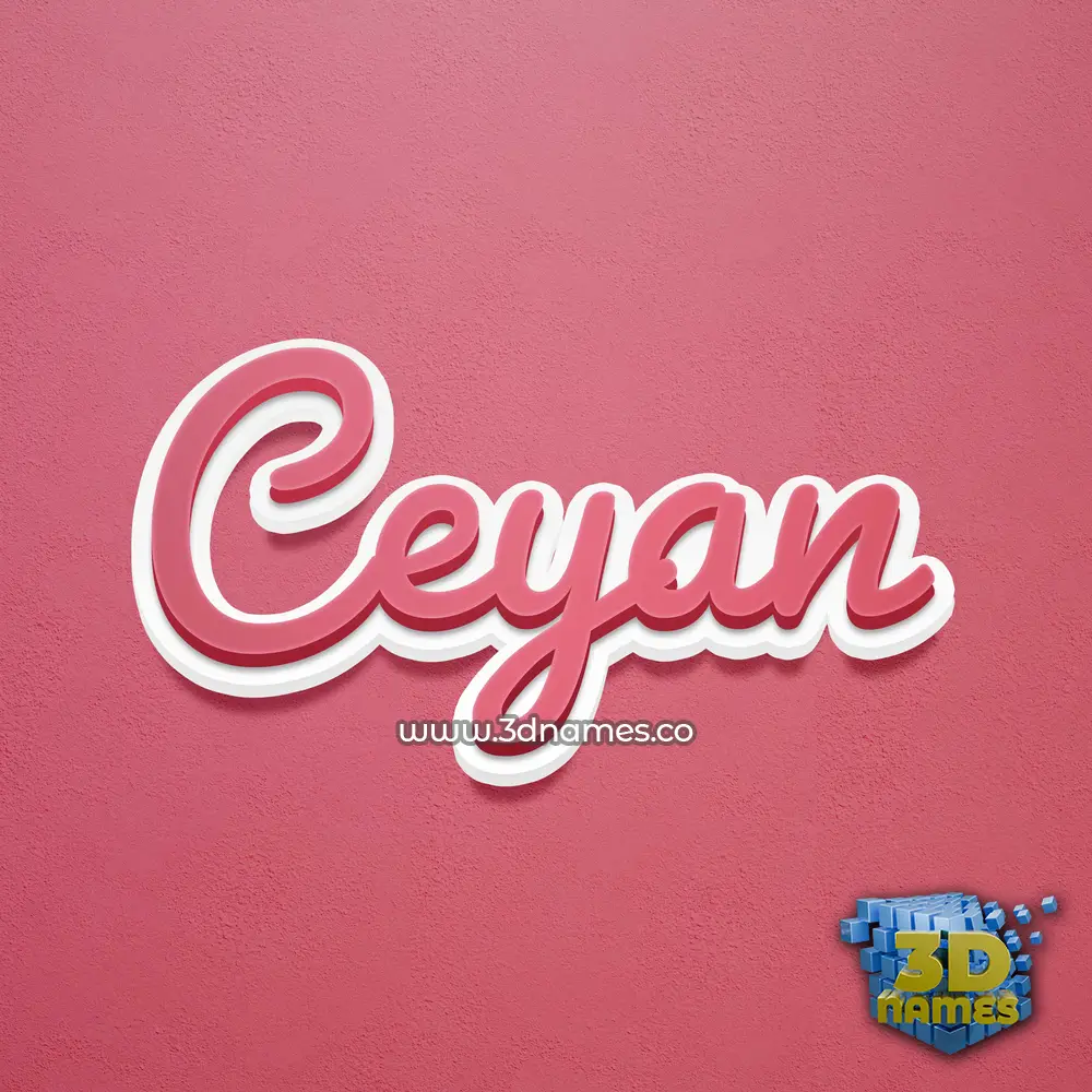 ceyan in Red Scribble style - 3D name wallpaper ceyan in Red Scribble style - 3D name wallpaper