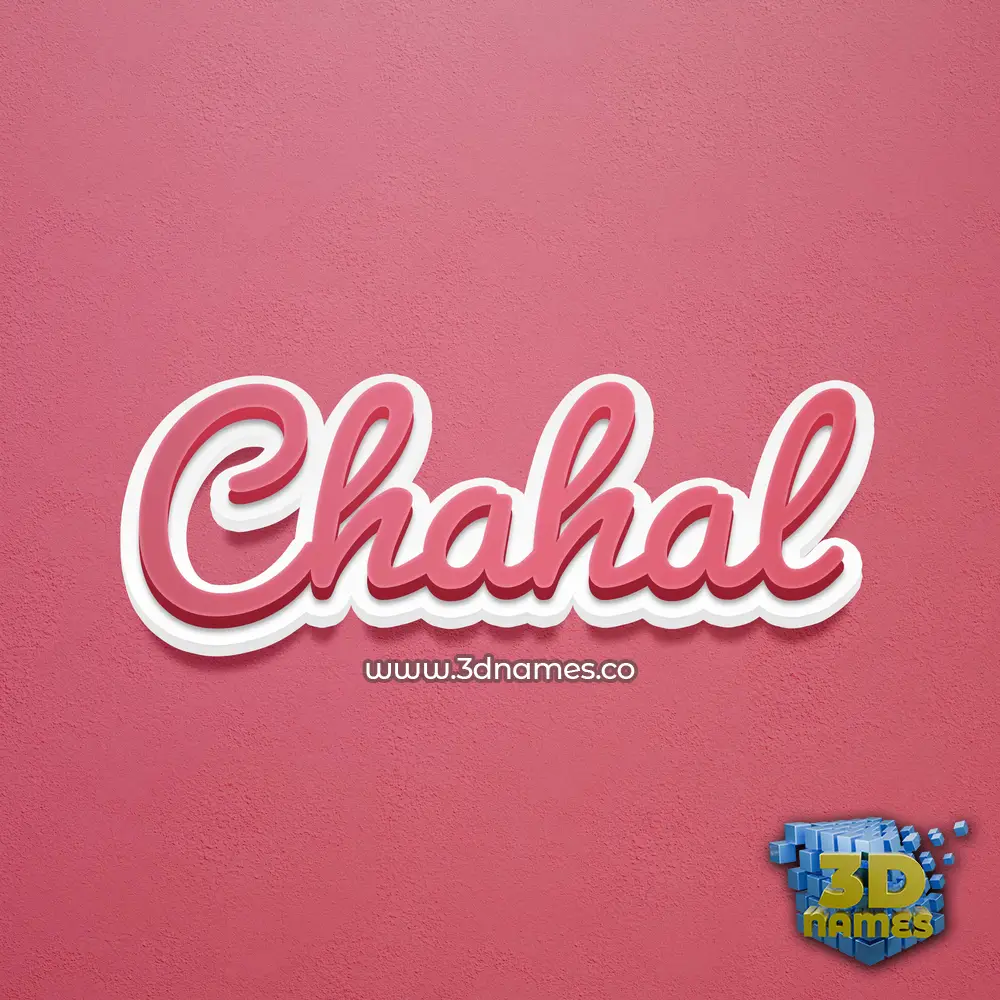 chahal in Red Scribble style - 3D name wallpaper chahal in Red Scribble style - 3D name wallpaper